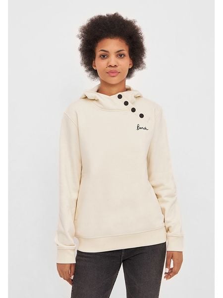 Bench Bluza w kolorze kremowym rozmiar: 42. Brązowe bluzy Bench, bez wzorów, z kapturem. Za 113,10 zł.
