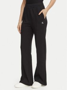 Calvin Klein Jeans Spodnie dresowe Monogram LV047H220G Czarny Regular Fit. Czarne spodnie dresowe Calvin Klein Jeans, xs, bez wzorów, z bawełny. Za 369,99 zł.