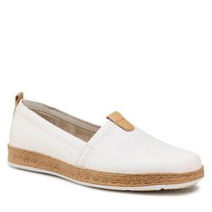 Espadryle Lasocki. Białe espadryle Lasocki, bez wzorów, bez obcasa. Za 189,99 zł.