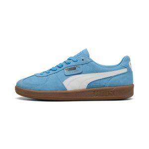 Sneakersy Puma Palermo. Białe buty sportowe Puma, bez wzorów, z gumy, bez zapięcia, do piłki nożnej. Za 263,50 zł.