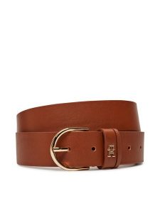 Tommy Hilfiger Pasek Damski Essential Effortless 3.5 AW0AW16837 Brązowy. Brązowe paski TOMMY HILFIGER, bez wzorów, ze skóry. Za 159,99 zł.