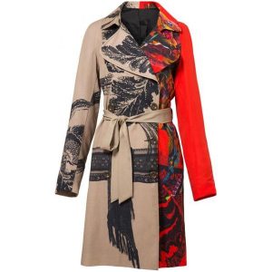 Desigual Płaszcz Damski Abrig Marzo, 40, Beżowy. Płaszcze marki Desigual. W wyprzedaży za 799,00 zł.