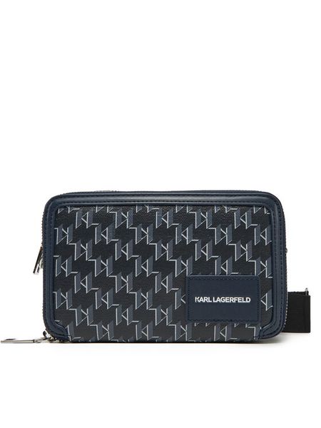 KARL LAGERFELD Torebka A1W30185 Granatowy. Niebieskie listonoszki KARL LAGERFELD, bez wzorów, ze skóry, bez dodatków. Za 519,99 zł.