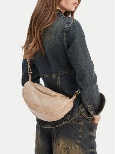 Badura Torebka CEO-MODI-YH127 Beżowy. Brązowe torebki klasyczne Badura, bez wzorów, z materiału, bez dodatków. Za 169,99 zł.