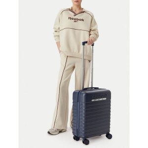 Walizka kabinowa Reebok. Niebieskie walizki Reebok, bez wzorów. Za 279,99 zł.