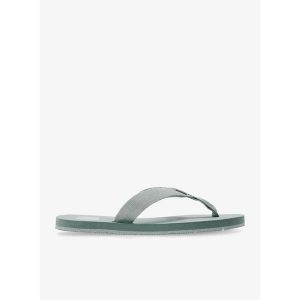 Klapki damskie Helly Hansen Logo Sandal 2. Zielone klapki Helly Hansen, bez wzorów, bez obcasa. W wyprzedaży za 144,35 zł.