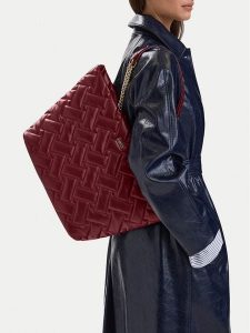 MEXX Torebka CEO-MEXX-L-006-10 Bordowy. Czerwone shopper bag Mexx, bez wzorów, ze skóry, bez dodatków. Za 229,99 zł.