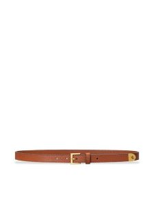 Lauren Ralph Lauren Pasek Damski 412912036001 Brązowy. Brązowe paski Lauren Ralph Lauren, bez wzorów, ze skóry. Za 279,99 zł.