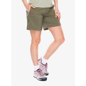 Spodenki turystyczne damskie Columbia Silver Ridge Utility Short. Zielone szorty Columbia, bez wzorów, sportowe. Za 125,99 zł.