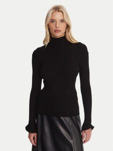 Marella Golf Iato 2523366092 Czarny Slim Fit. Czarne golfy Marella, bez wzorów, z syntetyku. Za 499,99 zł.