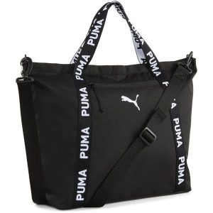 Torba na zakupy Puma Essentials Training 19 l czarna. Czarne torby podróżne i sportowe Puma, bez wzorów, z materiału. Za 129,00 zł.