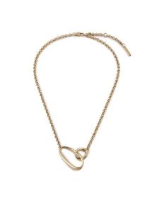 Calvin Klein Naszyjnik 35000354 Złoty. Żółte naszyjniki Calvin Klein, metalowe. Za 489,99 zł.