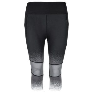 Damskie legginsy 3/4 Kilpi SOLAS-W. Czarne legginsy Kilpi, bez wzorów, z materiału. Za 139,00 zł.