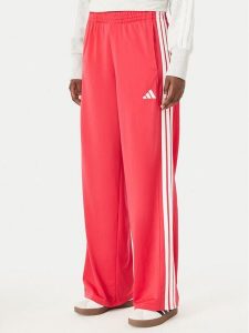 Adidas Spodnie dresowe Dayready KZ2513 Różowy Wide Leg. Czerwone spodnie dresowe ADIDAS, m, bez wzorów, z dresówki. Za 199,99 zł.