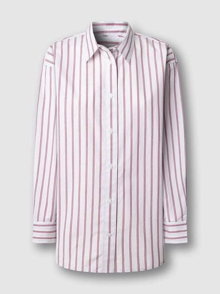 Pepe Jeans Koszula "Lenoir" w kolorze czerwono-białym rozmiar: S. Białe koszule Pepe Jeans, s, bez wzorów, z bawełny, bez kołnierzyka, bez ramiączek. Za 170,07 zł.