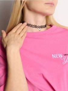 Naszyjnik 2 pack - czarny. Czarne naszyjniki Sinsay. W wyprzedaży za 4,99 zł.
