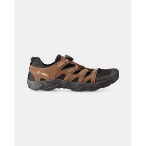 Sandały turystyczne unisex Kilpi SANDRO-U. Brązowe buty trekkingowe Kilpi, bez wzorów, bez obcasa, bez zapięcia. Za 360,09 zł.