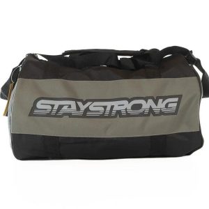Torba sportowa Stay Strong Icon Duffle. Czarne torby podróżne i sportowe STAY STRONG, bez wzorów, z tkaniny, na ramię. Za 180,00 zł.
