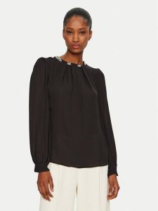 Rinascimento Bluzka CFC0019769002 Czarny Regular Fit. Czarne bluzki Rinascimento, xs, bez wzorów, z syntetyku, bez kołnierzyka, bez ramiączek. Za 299,99 zł.