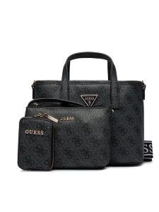 Guess Torebka Latona (SG) Mini-Bags HWSG92 11750 Czarny. Czarne torebki klasyczne Guess, z aplikacjami, ze skóry, bez dodatków. Za 359,99 zł.