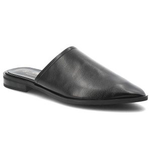 Klapki damskie S.Barski, cholewka ze skóry naturalnej licowej wsuwany fason, czarne, JC61-1004. Czarne klapki S.BARSKI, bez wzorów, ze skóry, bez obcasa. Za 239,00 zł.