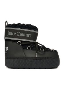 Juicy Couture Śniegowce EO-HXH22195-1 Czarny. Czarne buty zimowe Juicy Couture, z materiału, bez obcasa, bez zapięcia. Za 359,99 zł.