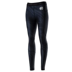 Legginsy sportowe damskie EXTREME HOBBY SHADOW. Czarne legginsy EXTREME HOBBY, bez wzorów, z elastanu. Za 229,00 zł.