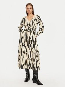 ONLY Sukienka codzienna Mila 15329677 Beżowy Regular Fit. Brązowe kombinezony ONLY, na co dzień, l, bez wzorów, z wiskozy, bez kołnierzyka, bez ramiączek, proste. Za 179,99 zł.
