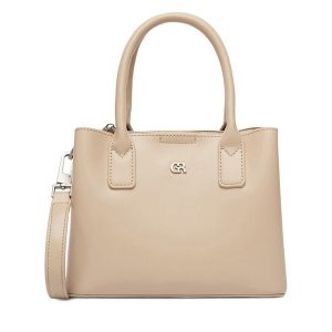 Torebka GINO ROSSI. Brązowe kuferki Gino Rossi, bez wzorów, bez dodatków. Za 179,99 zł.