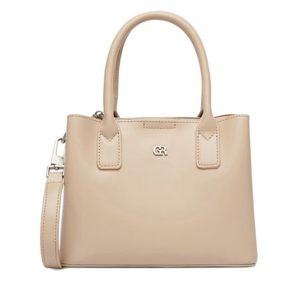 Torebka GINO ROSSI. Brązowe kuferki Gino Rossi, bez wzorów, bez dodatków. Za 179,99 zł.