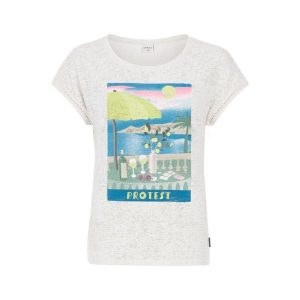 Koszulka damska Protest Elles 25. Białe koszulki sportowe Protest, bez wzorów, bez ramiączek. Za 185,00 zł.