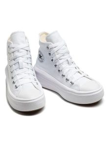 Converse Sneakersy "Chuck Taylor Move" w kolorze białym rozmiar: 40. Białe trampki Converse, bez wzorów, za kostkę, bez zapięcia. Za 286,16 zł.