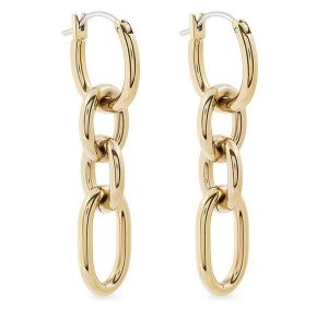 Kolczyki Tommy Hilfiger. Żółte kolczyki TOMMY HILFIGER, złote. Za 309,99 zł.