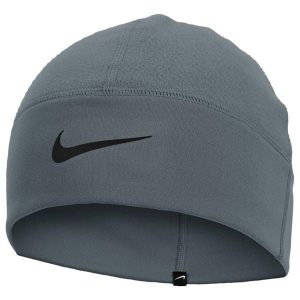 Czapka dla dorosłych Therma-Fit Fleece Beanie. Szare czapki Nike, bez wzorów, z poliesteru. Za 139,99 zł.