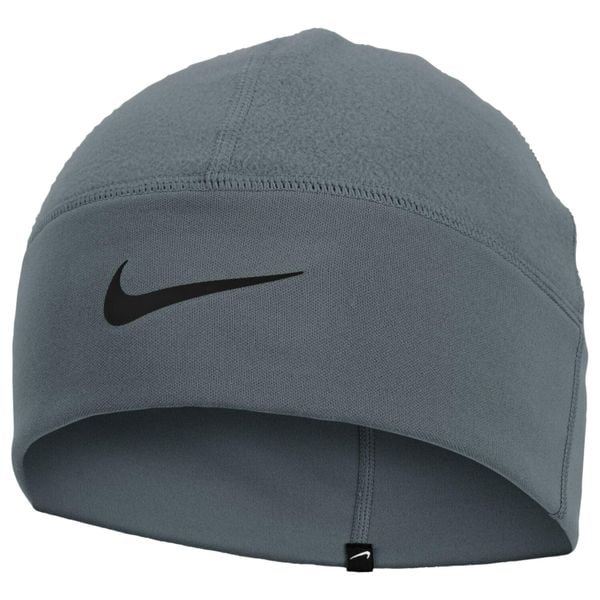 Czapka dla dorosłych Therma-Fit Fleece Beanie. Szare czapki Nike, bez wzorów, z poliesteru. Za 129,99 zł.