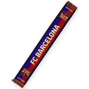 Oficjalny szalik domowy Barcelona 24-25 Culer. Niebieskie szaliki FC BARCELONA, bez wzorów. W wyprzedaży za 111,78 zł.