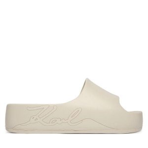 Klapki KARL LAGERFELD. Klapki KARL LAGERFELD, bez wzorów, bez obcasa. Za 421,99 zł.