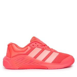 Buty na siłownię adidas. Czerwone buty sportowe ADIDAS, bez wzorów, bez zapięcia, na fitness i siłownię. Za 499,99 zł.