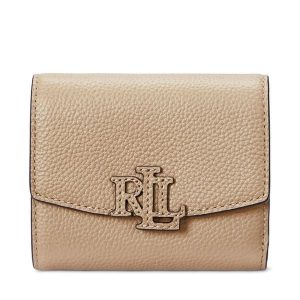 Portfel LAUREN RALPH LAUREN. Brązowe portfele Lauren Ralph Lauren, bez wzorów. Za 329,99 zł.