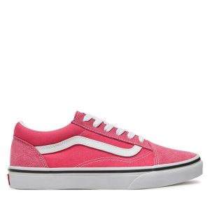 Tenisówki Vans. Czerwone trampki Vans, bez wzorów, bez zapięcia. Za 169,99 zł.