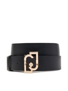 Liu Jo Pasek Damski Hips Belt 3,5 Cm AF5238 E0077 Czarny. Czarne paski Liu Jo, bez wzorów, ze skóry. Za 269,99 zł.
