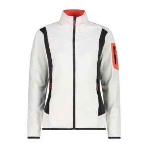 Bluza damska turystyczna CMP 34E6846. Białe bluzy CMP, l, bez wzorów, bez kaptura. W wyprzedaży za 258,99 zł.