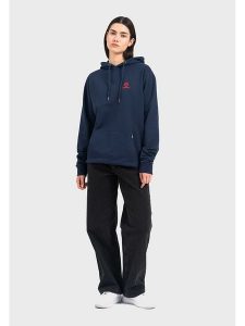 OLDSKULL Bluza w kolorze granatowym rozmiar: L. Niebieskie bluzy OLDSKULL, l, bez wzorów, z bawełny, z kapturem. Za 149,66 zł.