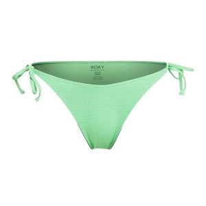 Dół od stroju kąpielowego ROXY Color Jam Cheeky. Zielone bikini Roxy, bez wzorów. Za 89,99 zł.