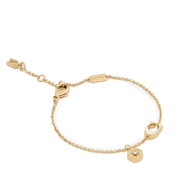 Bransoletka Coach. Żółte bransoletki Coach, złote. Za 309,99 zł.