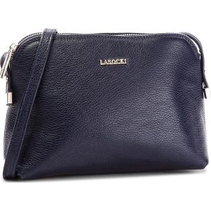 Torebka LASOCKI - BRT-067 Navy. Niebieskie listonoszki marki Lasocki, ze skóry. Za 99,99 zł.
