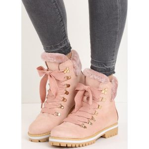 Różowe Traperki Empty Wallet. Buty zimowe marki Born2be. Za 69,99 zł.