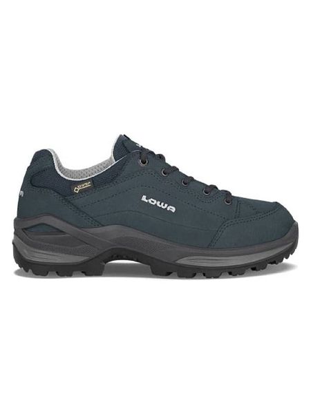 LOWA Skórzane buty trekkingowe "Renegade GTX" w kolorze granatowym rozmiar: 41. Niebieskie buty trekkingowe Lowa, z gore-texu, bez zapięcia. Za 511,08 zł.