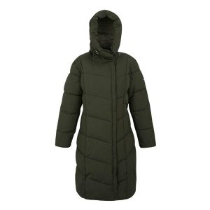 Nurie Damska kurtka turystyczna z przegrodami. Brązowe kurtki Regatta, bez wzorów, z puchu, bez kaptura. Za 411,50 zł.