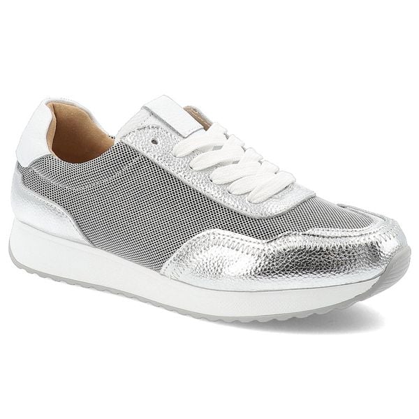 Srebrne Sneakersy S.Barski Eleganckie Obuwie Damskie. Szare sukienki S.BARSKI, na co dzień, s, bez wzorów, eleganckie, bez kołnierzyka, bez ramiączek, dopasowane. Za 197,90 zł.